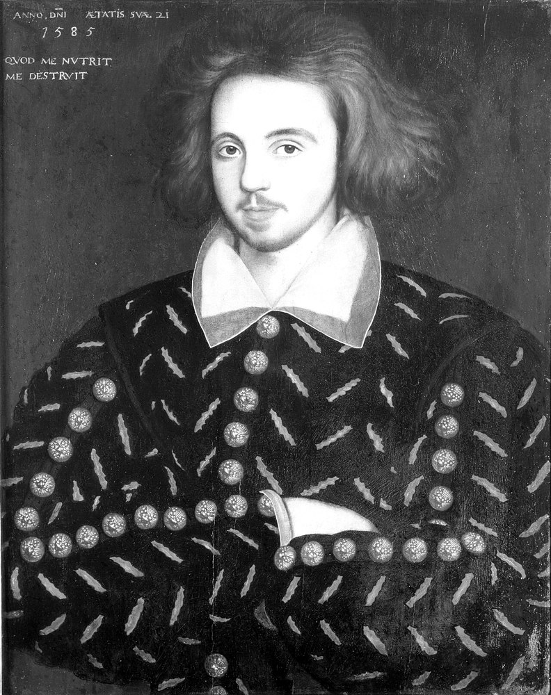 Portrait of Christopher Marlowe