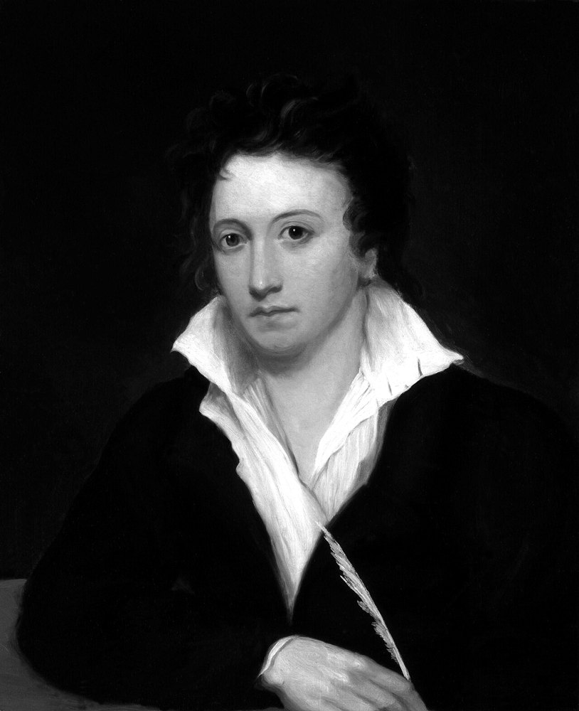 Portrait of Percy Bysshe Shelley